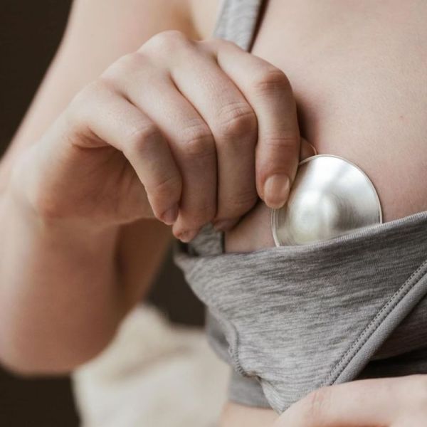 Lansinoh Coupelles d'Allaitement en Argent - 2 Coupelles