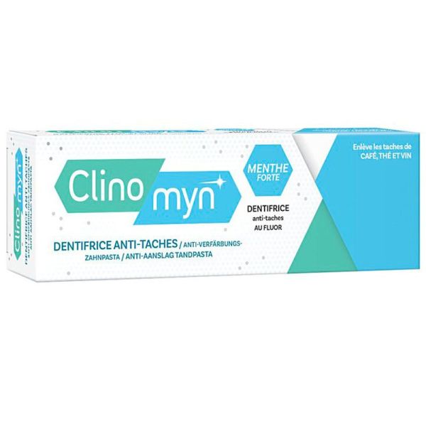 Gilbert Clinomyn Dentifrice Anti-Taches - Idéal pour les Fumeurs et Buveurs de Cafés - 75ml