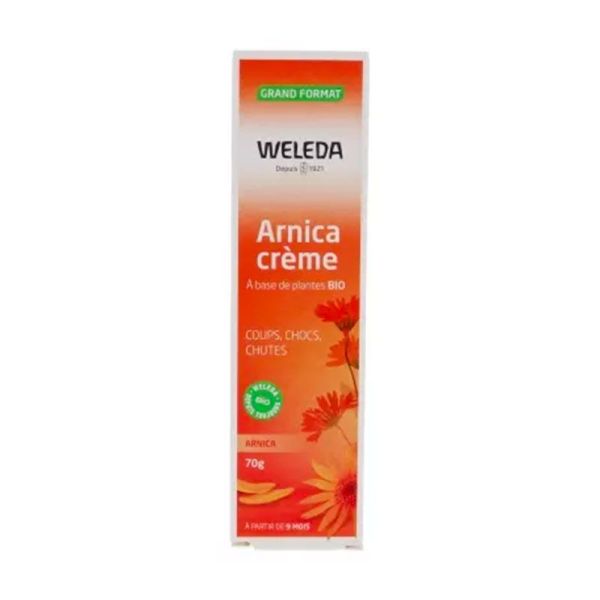 Weleda Arnica Crème - Coups, Chocs, Chutes, Efforts Physiques - 70 g