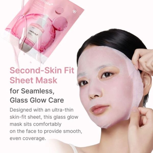 Medicube PDRN Pink Peptide Serum Mask - Masque tissu éclat et hydratation