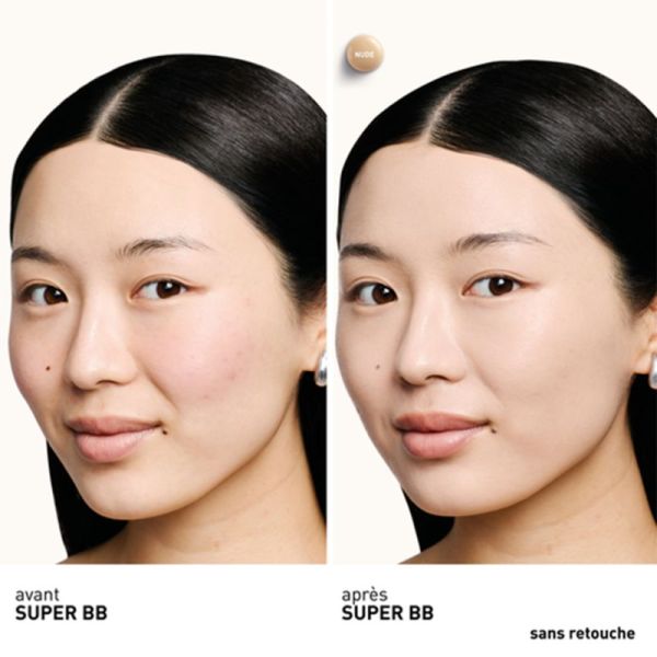 Erborian Super BB au Ginseng 40ml Teinte Nude – Crème de teint couvrante anti-imperfections SPF20