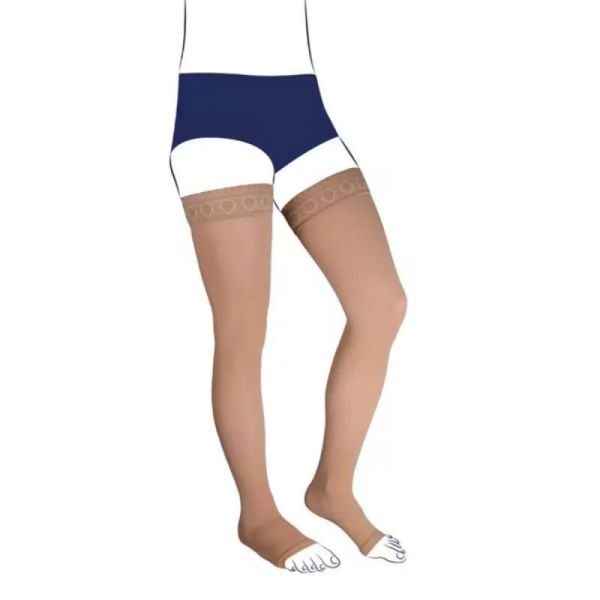 Thuasne Venoflex Kokoon Absolu C2 Bas-Cuisses de Contention Pieds Ouverts Long – Douceur et confort