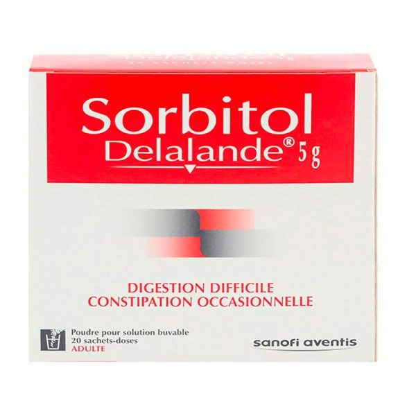 Sorbitol Delalande 5G -  Constipation Occasionnelle - 20 Sachets