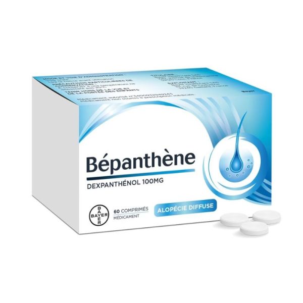 Bepanthène 100mg 60 comprimés