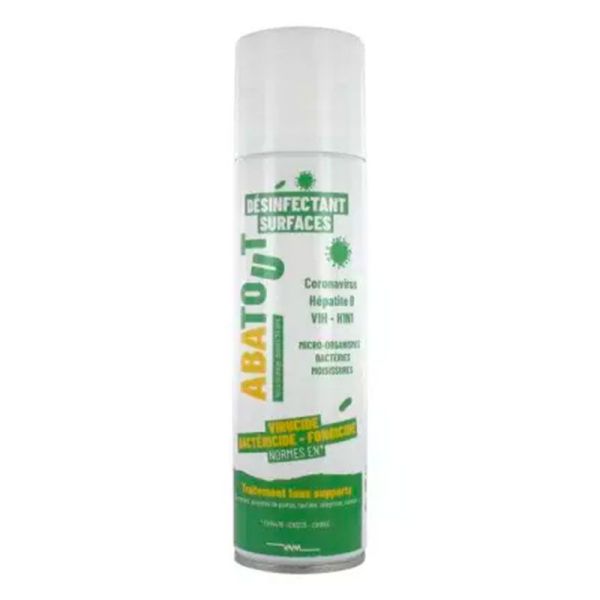 Abatout Spray Désinfectant pour Surfaces - Parfum Bergamote et Agrumes - 250ml