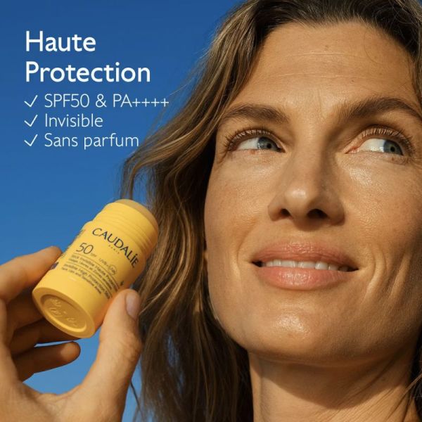 Caudalie Vinosun Protect Stick Invisible Haute Protection SPF50 15g – Protection nomade