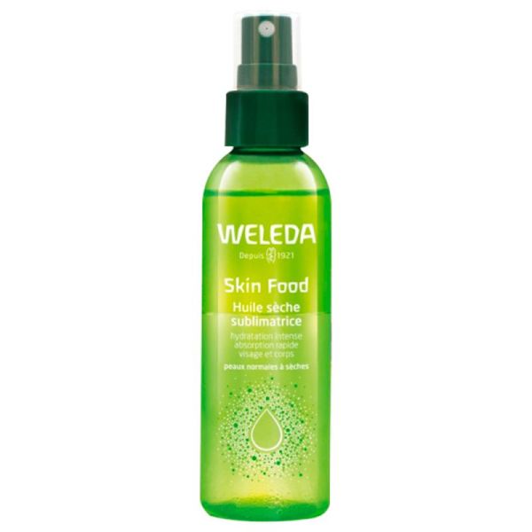 Weleda Skin Food Huile Sèche Sublimatrice - 100 ml - Nutrition intense et éclat naturel du visage et du corps