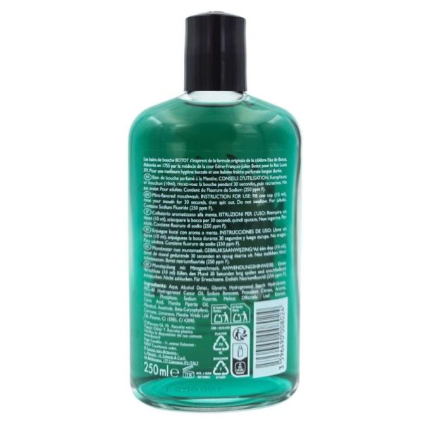 Botot 02 L'Intrépide Bain de bouche parfumé 250 ml - Fraîcheur aromatique à la menthe