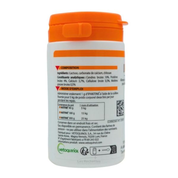 Vétoquinol Ipakitine - 300 g -  Poudre orale pour le soutien rénal en cas d’IRC