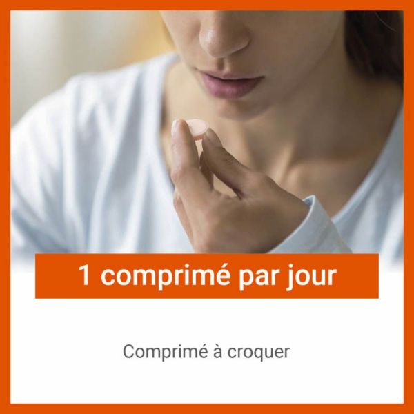 Vitascorbol Vitamine C 500mg - 24 Comprimés à Croquer Orange