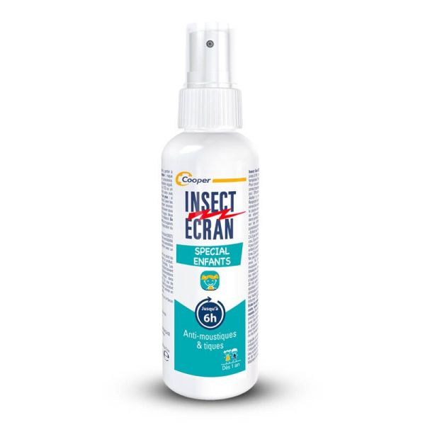 Insect Écran Spray Anti-Moustiques Spécial Enfants - 100ml - Protection douce et efficace dès 1 an