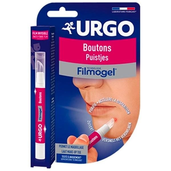 Urgo Filmogel Stylo Boutons - Anti Acné - Accélère L’élimination Des Boutons - 2ml