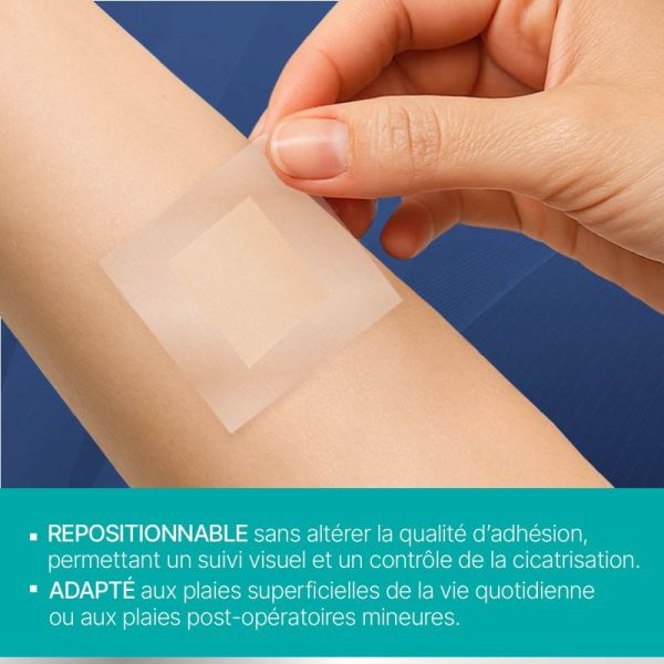 Urgo Silicone Protect + -  8 Pansements prédécoupés format médium - Tenue 48h
