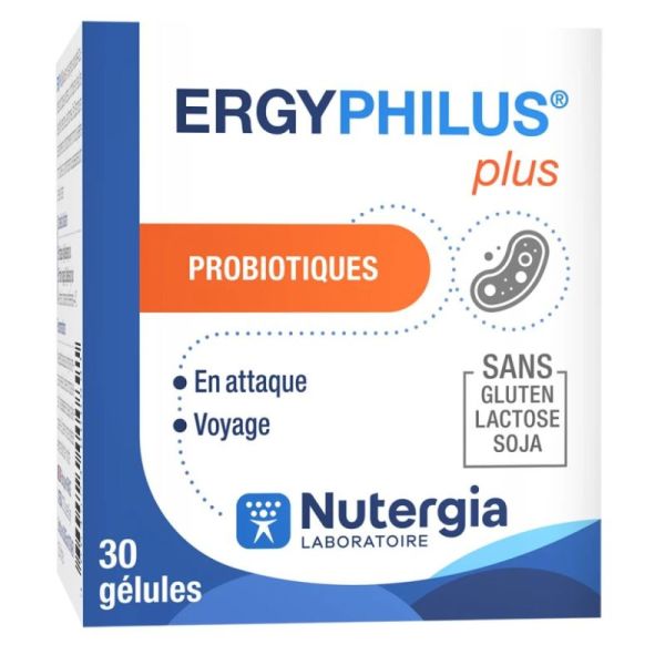 Nutergia Ergyphilus Plus Flore intestinale & Immunité - 30 Gélules