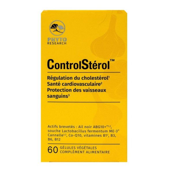 Vitalco ControlStérol régulation cholestérol 60 gélules