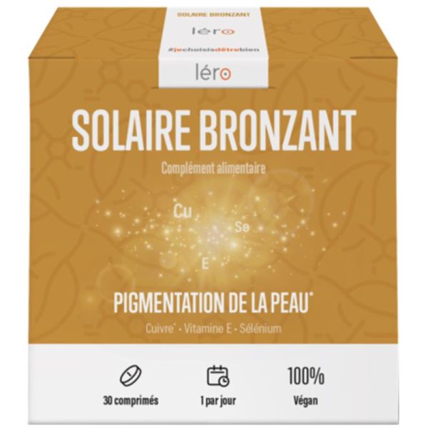Léro Solaire Bronzant 30 Comprimés – Préparation et prolongation du hâle