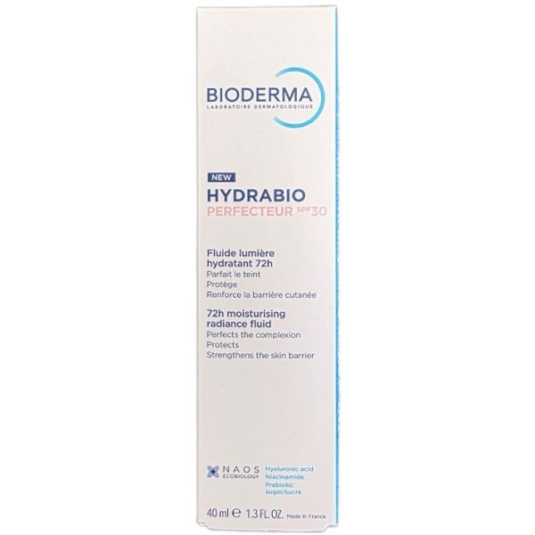 Bioderma Hydrabio Perfecteur SPF 30 40 ml - Parfait le teint, protège et renfore la barrière cutanée