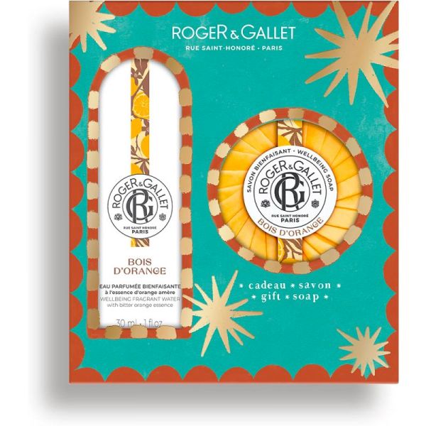 Roger & Gallet Bois d'Orange Eau Parfumée Bienfaisante 30 ml + Savon Bienfaisant 100 g OFFERT