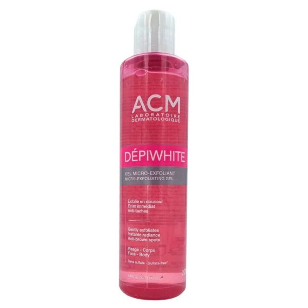ACM Dépiwhite Gel Micro-Exfoliant 200 ml - Exfolie en douceur et ravive l'éclat du teint