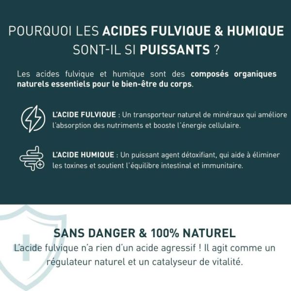 Granions Shilajit 1000 Mg 60 Gélules - Énergie pure, soutien cognitif, récupération améliorée