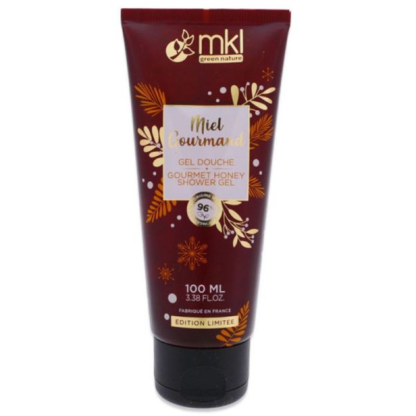 MKL Gel Douche Edition limitée Miel Gourmand - 100ml - Nettoie, nourrit et adoucit la peau
