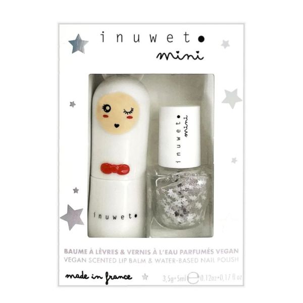 Inuwet Coffret Duo Baume & Vernis Kids Rose Clair Hydratation & Manucure Ludique
