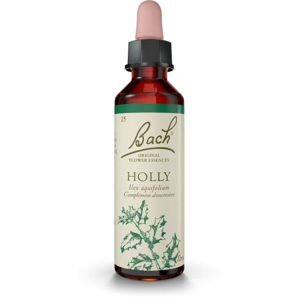 Fleurs de Bach Holly 20ml – Ouverture et paix du cœur