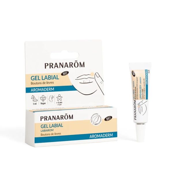 Pranarôm Aromaderm Gel Labial Bouton de Lèvres - 5ml