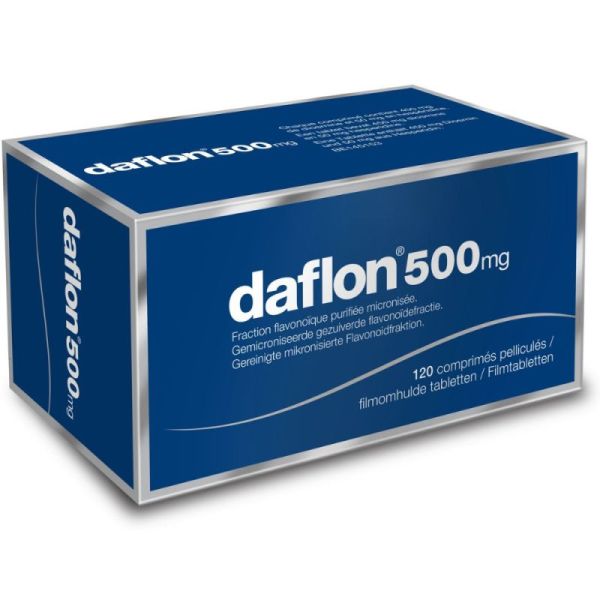 Daflon 500 mg 120 comprimés