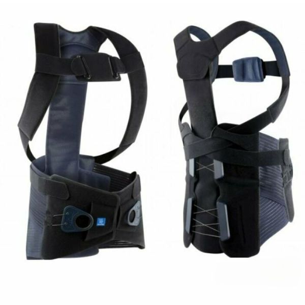 Thuasne LombaStab Dorso Ceinture de Soutien Thoraco-Lombaire Bleue - Hauteur 35cm - Taille 4
