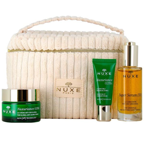 Nuxe Nuxuriance Ultra Vanity Routine Anti-Age Global - Sérum + Crème + Soin + Trousse OFFERTE