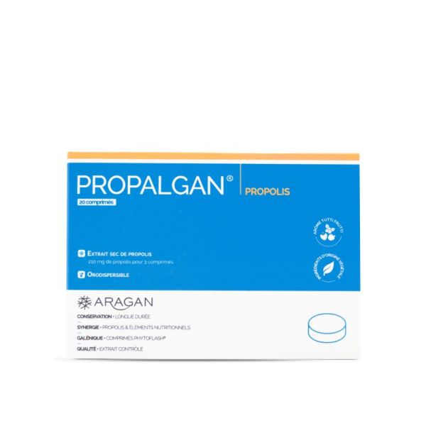 Aragan Propalgan Propolis 20 Comprimes 70 mg