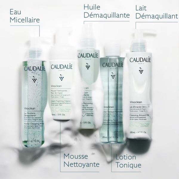 Caudalie Vinoclean Eau Micellaire Démaquillante Organique 400ml – Hydratation et netteté