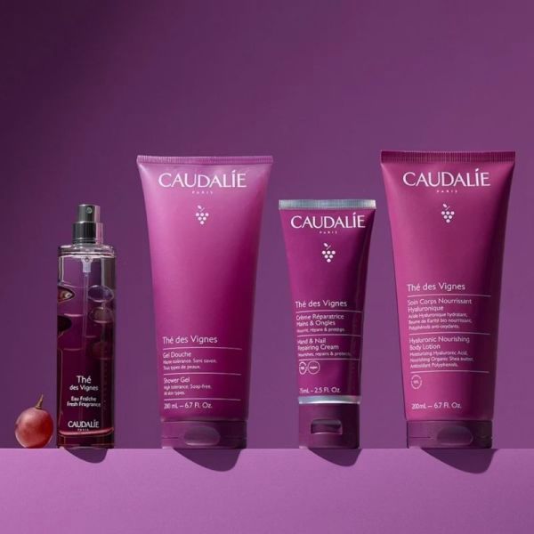 Caudalie Thé des Vignes Crème Réparatrice Mains et Ongles 75ml - Nourrit et parfume délicatement les mains