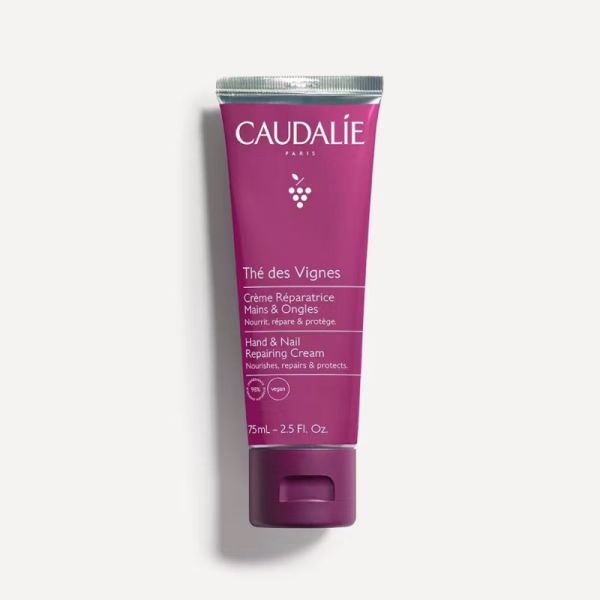 Caudalie Thé des Vignes Crème Réparatrice Mains et Ongles 75ml - Nourrit et parfume délicatement les mains