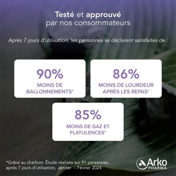 Arkogélules Charbon Végétal Activé Bio 40 gélules