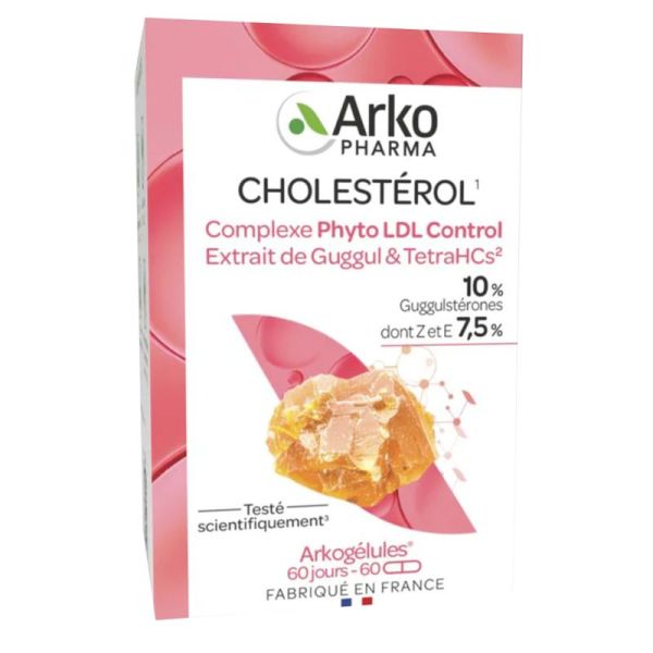 Arkopharma Arkogélules Cholesterol 30 gélules – Équilibre lipidique naturel