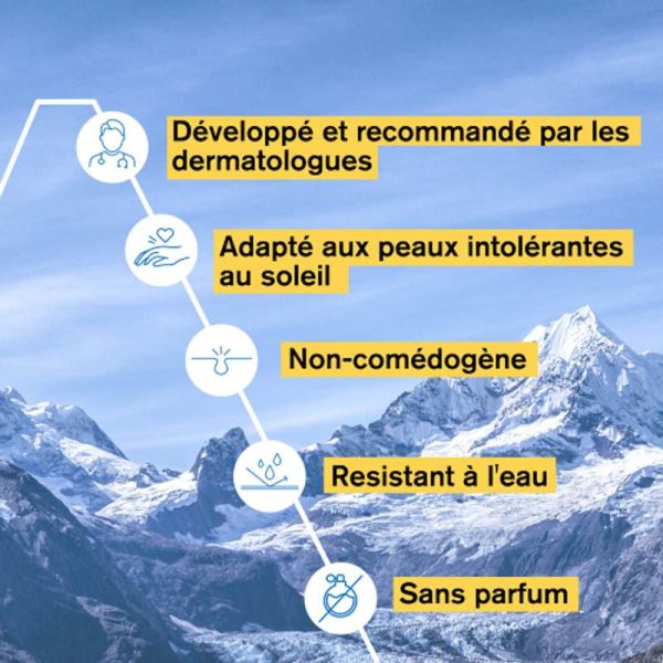 Uriage Bariésun 100 Fluide Protecteur Extrême SPF 50+ 50 ml - Peaux intolérantes au soleil, résiste à l'eau