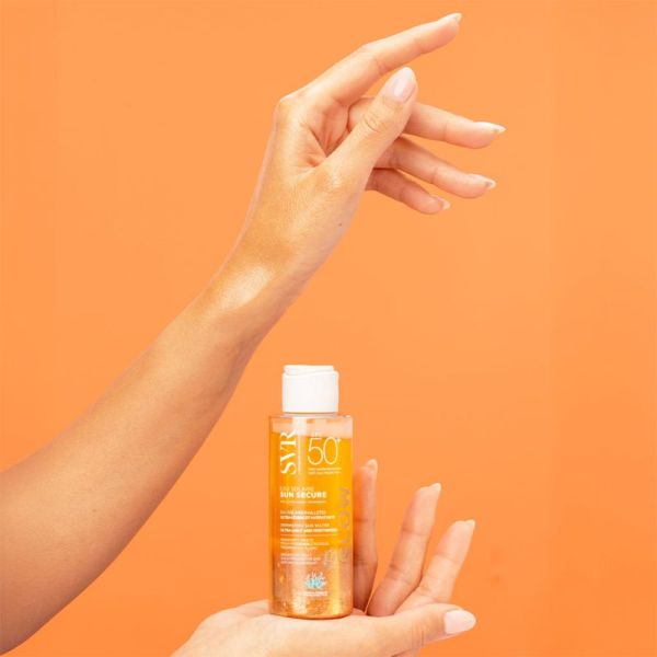 SVR Sun Secure Eau Solaire Glow SPF50+ 100ml – Protection et éclat