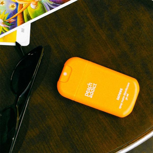 Saneez Spray Désinfectant Peach Addict 30ml – Hygiène et protection