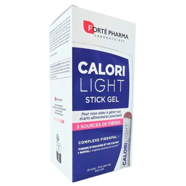 Forté Pharma CaloriLight Stick Gel 20 sticks - Aide à la gestion du poids