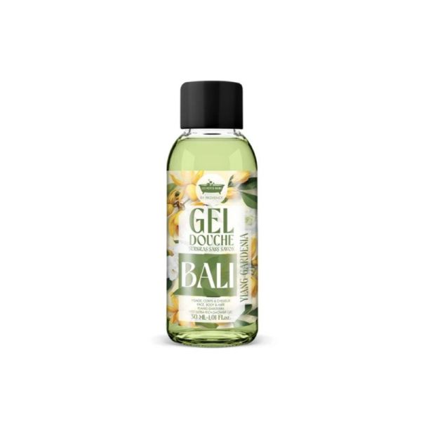 Les Petits Bains de Provence Coffret Road Trip 4 Gels Douche 30ml et 10 Perles de Bain - Nettoie en douceur et relaxe le corps