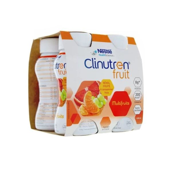 CLINUT FRUIT MULTIFRUIT 4X200ML