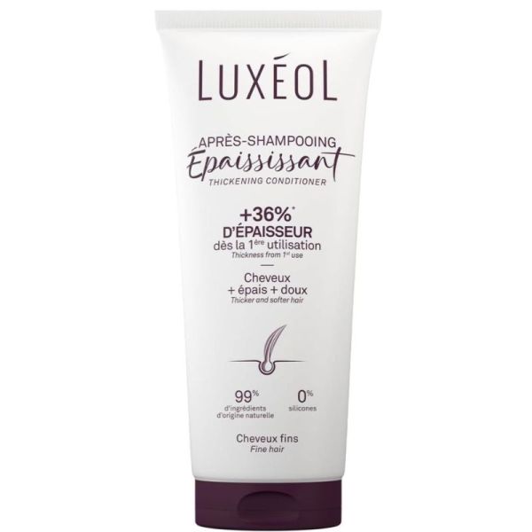 Luxéol Après-Shampooing Épaississant Soin Capillaire Démêlant - 200ml