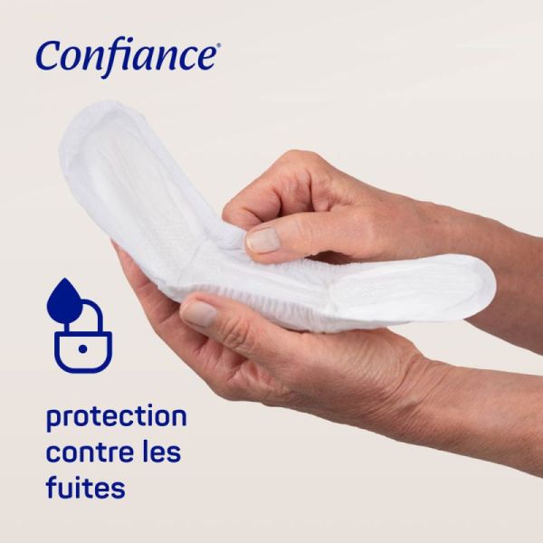 Confiance Lady Pads 3 Gouttes - 12 protections - Protège-slips féminins ultra-discrets