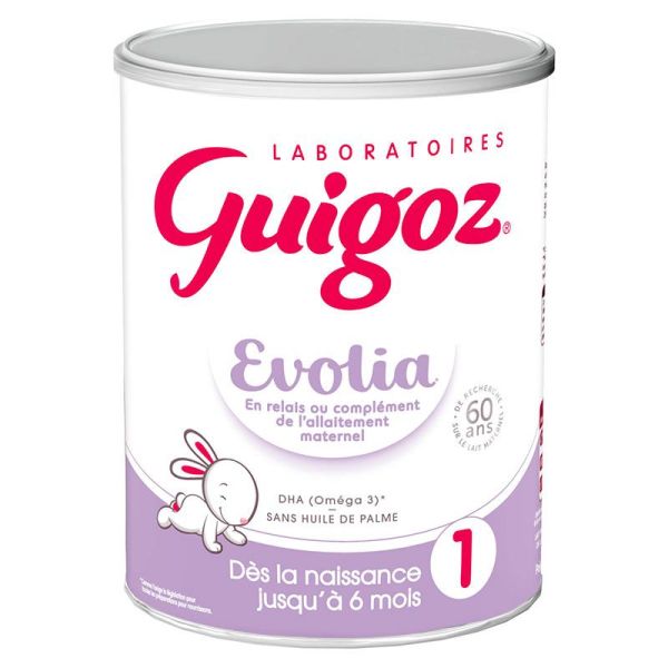 Guigoz Lait Infantile Evolia a2 1 - Dès la Naissance jusqu'à 6 mois 800g