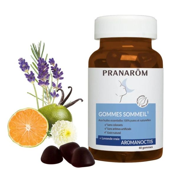 Pranarôm Aromanoctis Gommes Sommeil - 60 Gummies