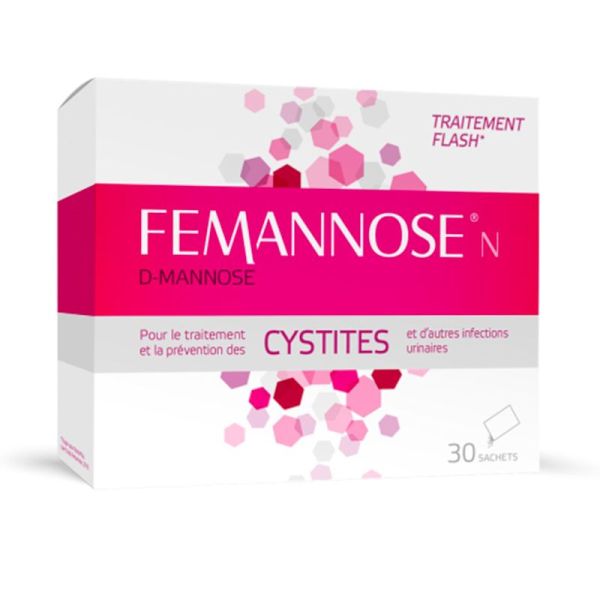 Femannose N D-Mannose - 30 Sachets - Prévention et traitement des infections urinaires