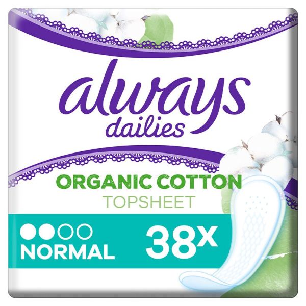 Always Dailies Cotton Protection Normal - 38 Protège Slips