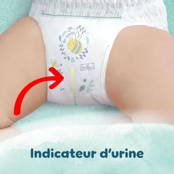 Pampers Harmonie Couches Taille 3 (6-10kg) Maxi Economy Pack x 96 couches - Protection douce et absorption jusqu'à 12h